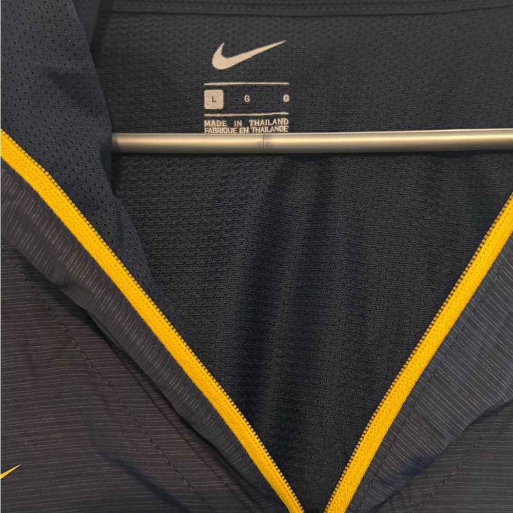 Nike University of Michigan Rain Quarter Zip Jacket - Picture 2 of 2